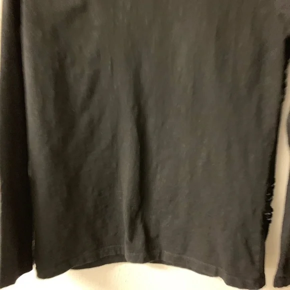 Chico"s black Zenergy long sleeve tee shirt. SZ 1. - Picture 5 of 6